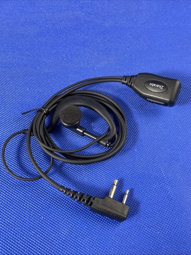 Zkarabc Walike Talkie Earpiece with Mic G Shape Adjustable Volume Headset
