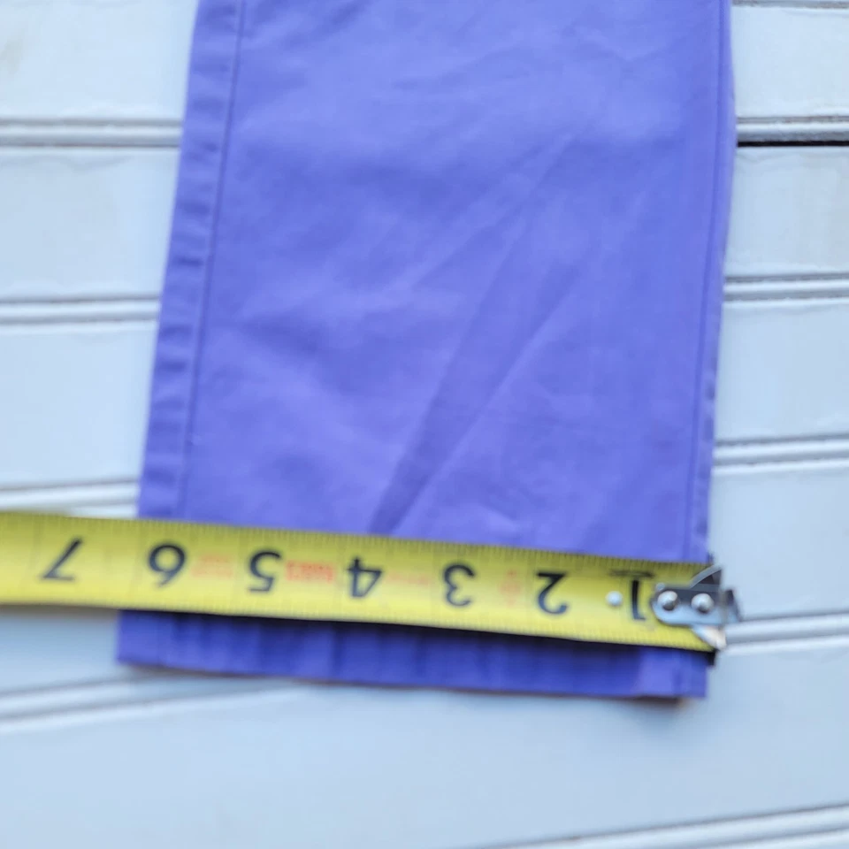 Pantalones H&M Talla 14Y+ Púrpura Jóvenes Niñas 100% Algodón Chino Informal Bolsillos 30x30 Foto 4 de 4