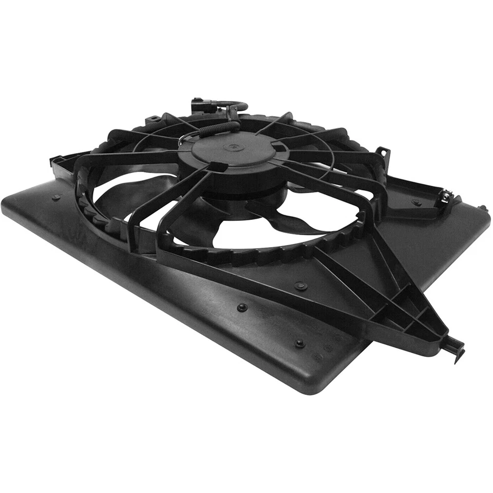Conjunto de ventilador de refrigeración radiador eléctrico apto para Hyundai Santa Fe 2010 2011 2012 Foto 4 de 4