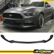 Fits 15-17 Ford Mustang S550 OE Style Carbon Fiber Front Bumper Lip Splitter