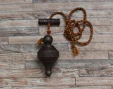 Vintage Iron Leveling Plumb Bob Tool Collectible Table Decor Plumb Bob 7.3oz