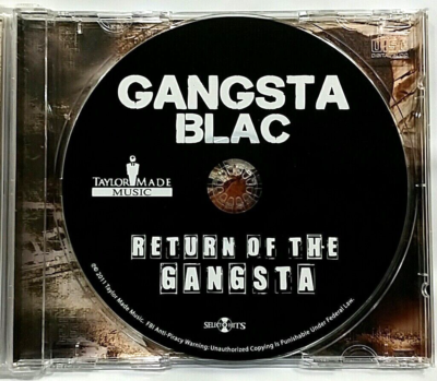 CD) Gangsta Blac – Return Of The Gangsta, US OG Press, TLMR 5921
