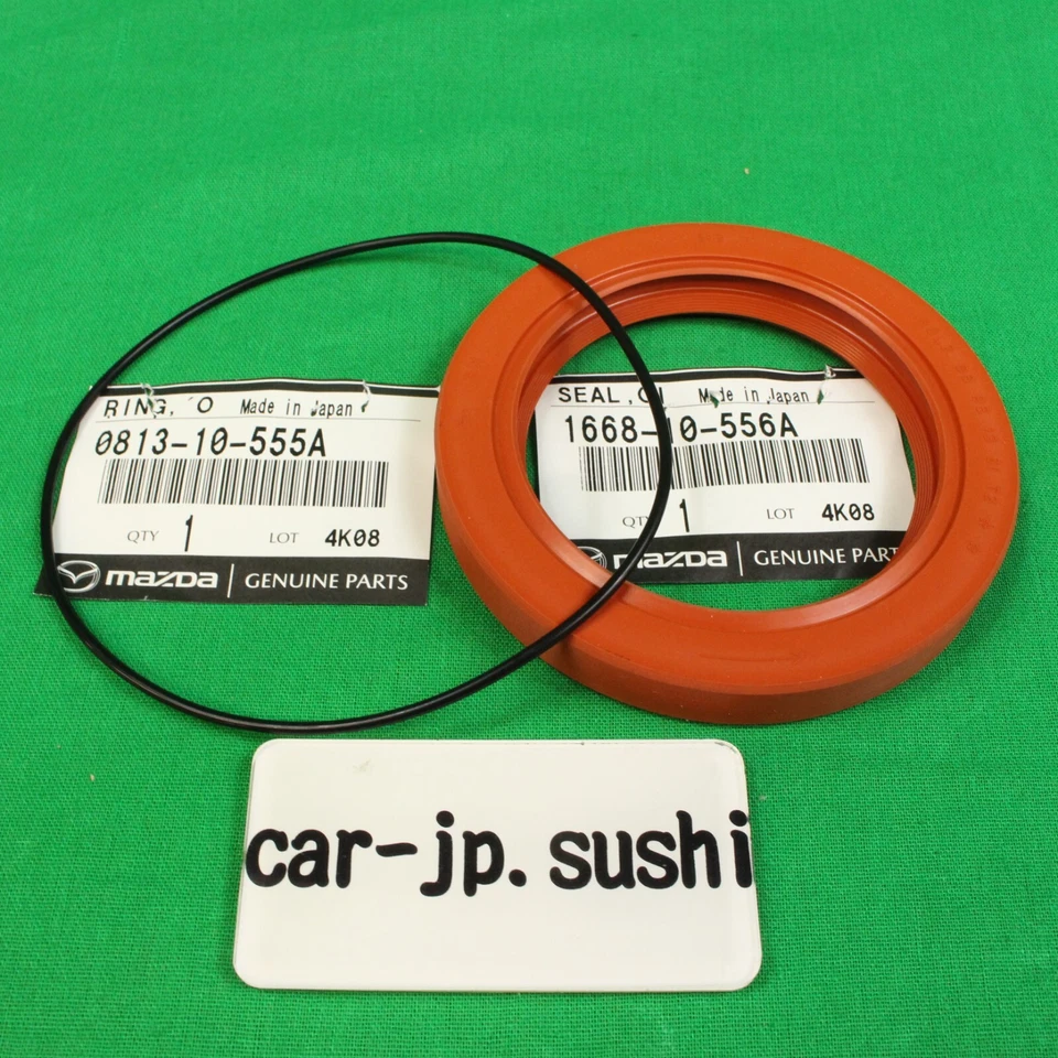 MAZDA Genuine 79-95 RX-7 Engine Rear Crankshaft Oil Seal & "O" Ring 1668-10-556A - Изображение 4 из 4