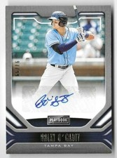 Brian O'Grady 2020 Chronicles Playbook Autograph Gold Foil #PABO /99 Rays Rookie