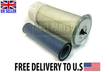 JCB PARTS - OUTER & INNER AIR FILTERS FOR NAT ASP PERKINS ENGINE (32/206002)