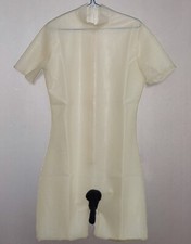 100 Latex Rubber Gummi Transparent Catsuit Sport Bodysuit 0.4mm Cosplay