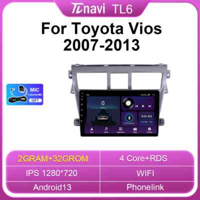 Android Car Stereo Radio For Toyota Vios Yaris Multimedia Video Player Auto GPS