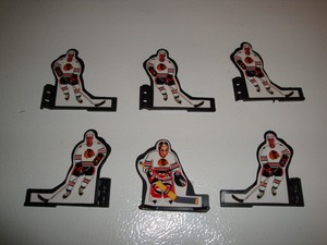 Coleco Custom Chicago Blackhawks Table Hockey Players Plastic