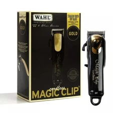 Wahl Professional 5 Star Edition 8148-100 Gold Cordless Magic Clip Black