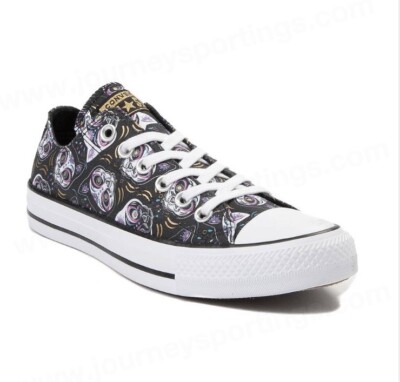 Converse Chuck Taylor All Sugar Skull Cats/kittens Youth Size 13 | eBay