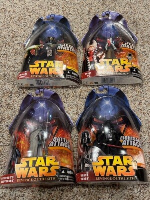 Star Wars toys Revenge of the Sith Luminara Unduli Vader Shaak Ti  Grievous NEW