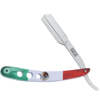 BARBER BEAUTY SALON MOREVILE BEARD HAIR TRIM CUT STRAIGHT FOLDING RAZOR - MEXICO