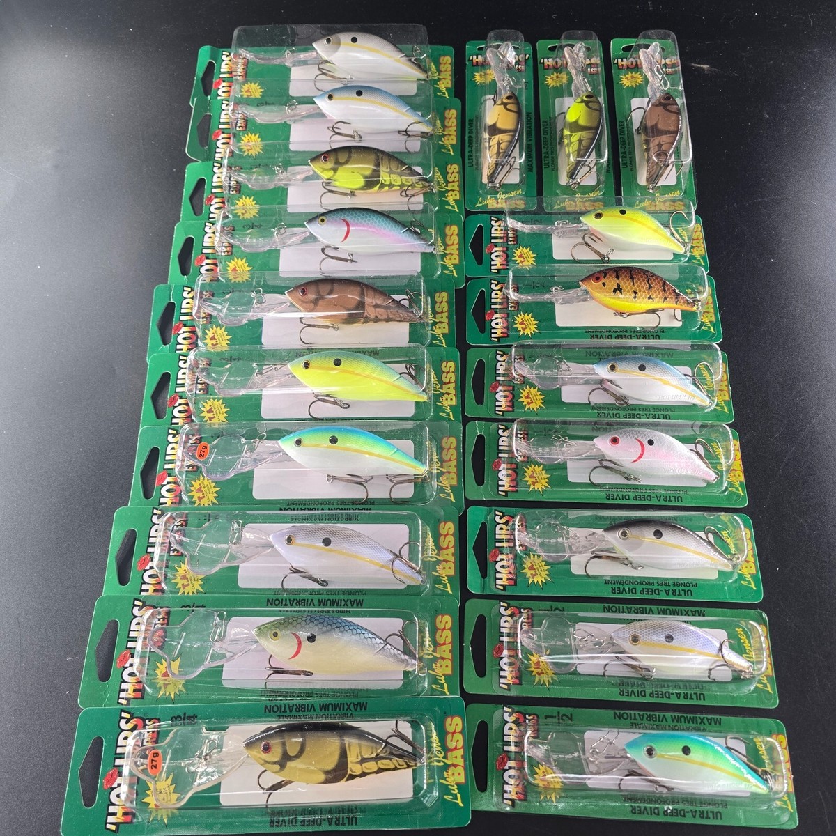 Luhr Jensen Hot Lips Express Discontinued Crank Baits 1/2 & 3/4oz