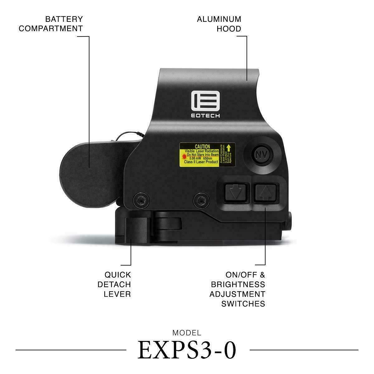 EOTech ホロサイト EXPS3 EOTech EXPS3-0 QD Holographic Sight – FoldAR