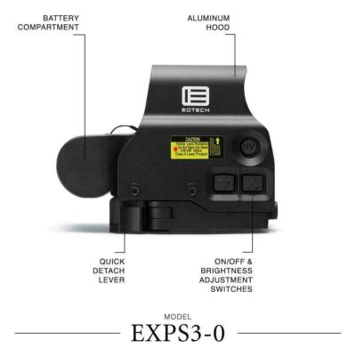 特価品　実物　EOTech EXPS 3-0 Black セット 楽天市場】【楽天ランキング1位】【 Evolution Gear 製】 EOTech