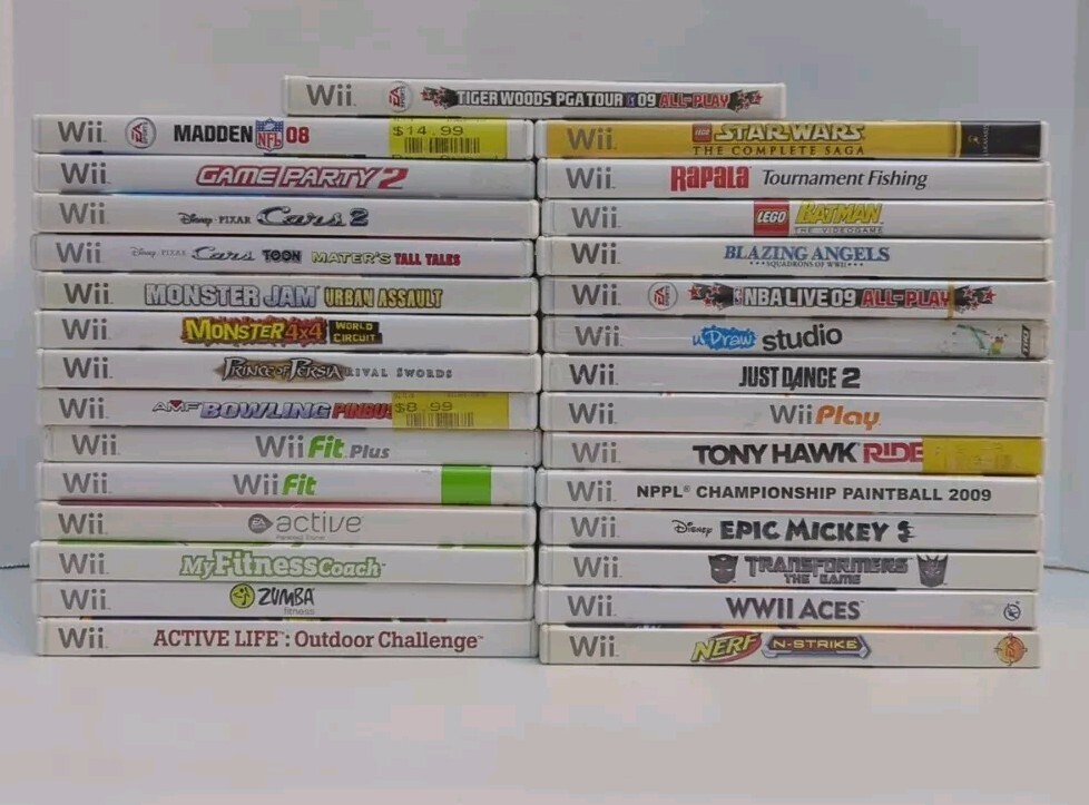 Lot of 29 Nintendo Wii Games eBay