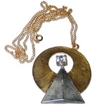 Star Trek Large Vulcan Idic Symbol Pendant Necklace