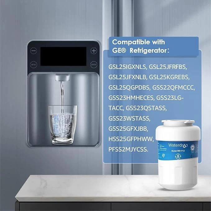Waterdrop Replacement for GE® MWF®, SmartWater® MWFP Fridge Water FilterS(1-6) - Image 2 of 4