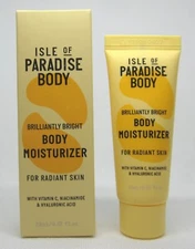 Isle of Paradise Body Brilliantly Bright Body Moisturizer travel mini 0.67 oz.