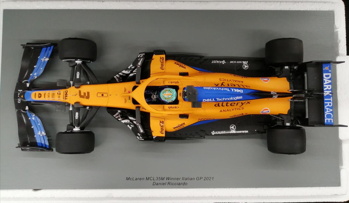 Spark Mclaren Mcl35M Winner 1/18 | eBay
