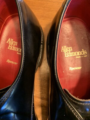 Allen Edmonds Spencer Black Tuxedo Oxfords 9 D | eBay