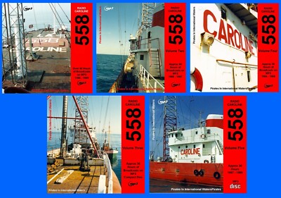 Pirate Radio Caroline 558 Vols (1,2,3, 4 & 5) Listen In Your Car