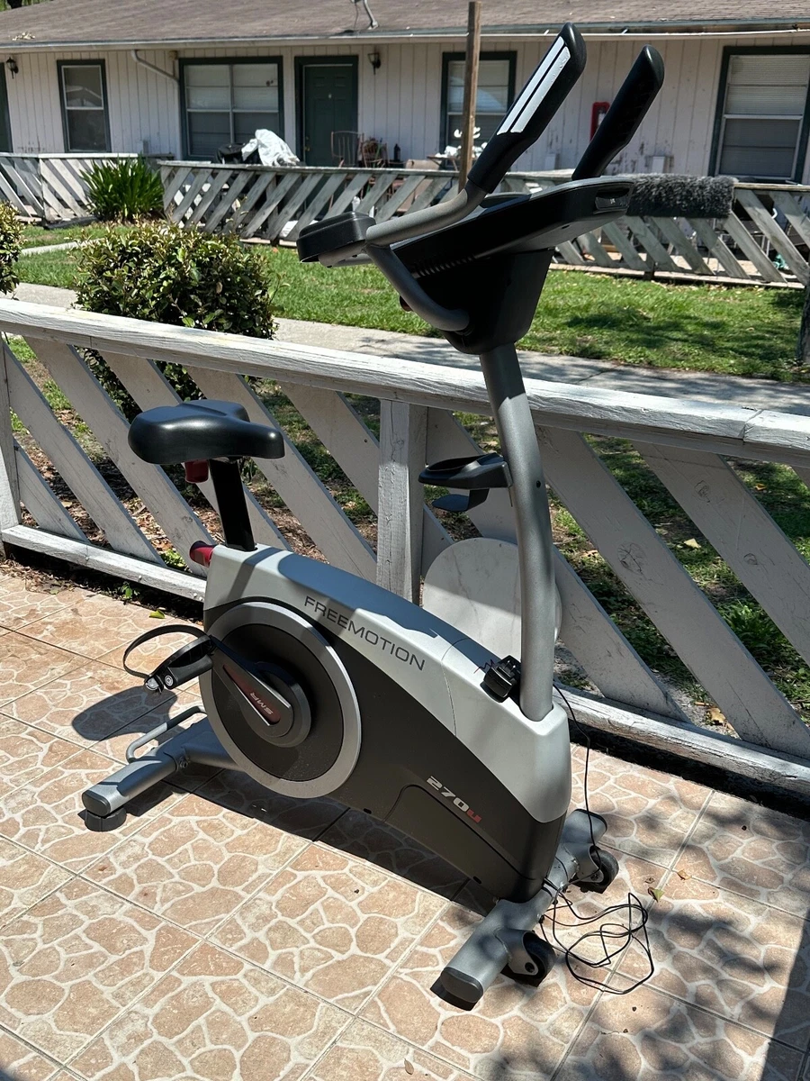 Freemotion 270u upright exercise bike manual sales