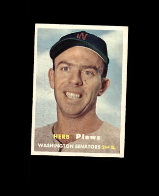 1957 Topps 169 Herb Plews RC EX-MT #D1,357061