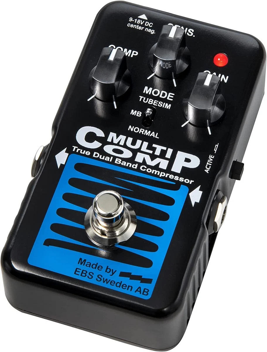 EBS MultiComp BlueLabel base effects compressor Brand New Ship