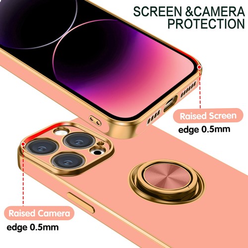 For iPhone 15 14 13 12 11 Pro Max Shockproof Kickstand Ring Rugged Case Cover - Picture 193 of 199