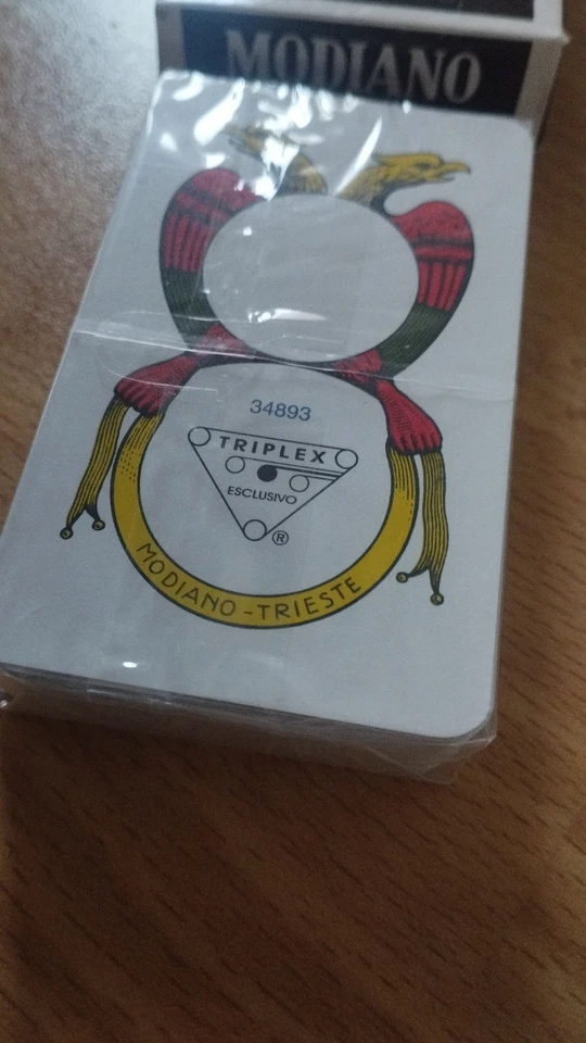 Carte Napoletane  Modiano EXTRA 97/38 in TRIPLEX VECCHIA PRODUZIONE, INTROVABILI - Immagine 3 di 4