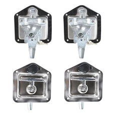 Trailer Door Latch T-Handle Lock Stainless Steel Keys for Trailer Door RV Cam...