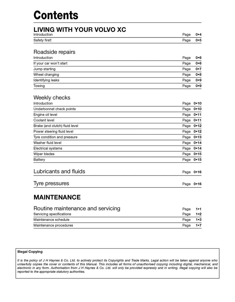 Volvo XC60 & XC90 Diesel (2003-2013) Haynes Repair Manual - Image 3 of 4