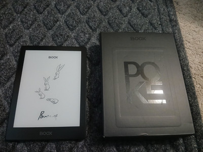 USED (Lightly!) Black Onyx Boox Poke 5 Android E-ink E-reader Tablet