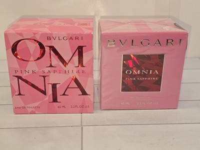 Bvlgari Omnia Pink Sapphire Eau De Toilette 2.2 Fl. Oz / 65 ml New box sealed