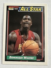DOMINIQUE WILKINS 1992-93 TOPPS ALL STAR CARD NEAR MINT CONDITION