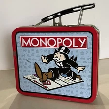 Monopoly 5.5" Tin Vintage Mini Lunch Box Hasbro * 2000