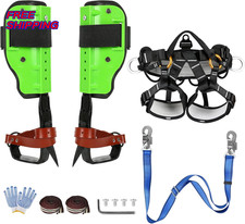Tree Climbing Gear Non Slip with Adjustable Climbing Belt Spikes for Tree NEW