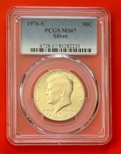 1976-S Kennedy Silver Half Dollar 50C PCGS MS67 - Silver