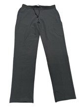 Mandala Women Gray Size Large Scrubs Tapered Drawstring Pants