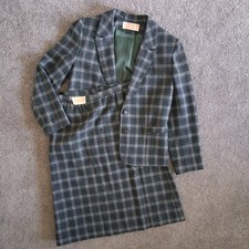 Vintage 70s Pendleton Plaid Blazer  Skirt  100 Wool Size 10 Portland, OR
