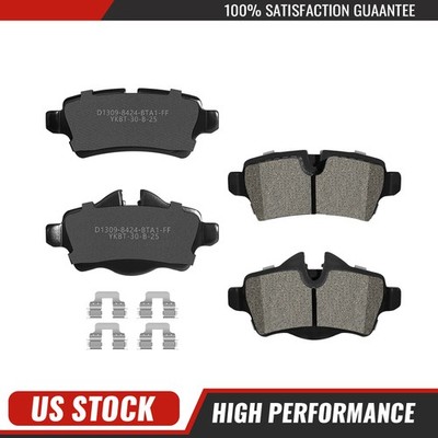 Rear Premium Ceramic Brake Pads Kit With Hardware For Mini Cooper 2007-2012 2013