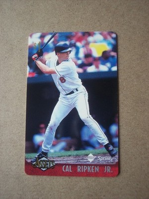 1996 Classic Sprint Phone Card Cal Ripken Jr card #21 unscratched/expired GEM