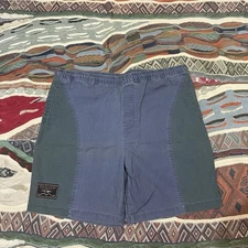 Vintage Wave Zone Denim Cotton Beach Surf Wear Board Shorts Mens Size Large