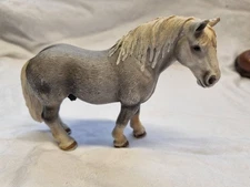 Schleich 13623 Percheron Stallion Horse RETIRED farm life rare figurine toy