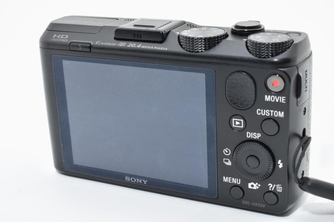 Sony Cyber-shot DSC-HX50V Black 20.4MP Camera 30x G Lens GPS Wi-Fi