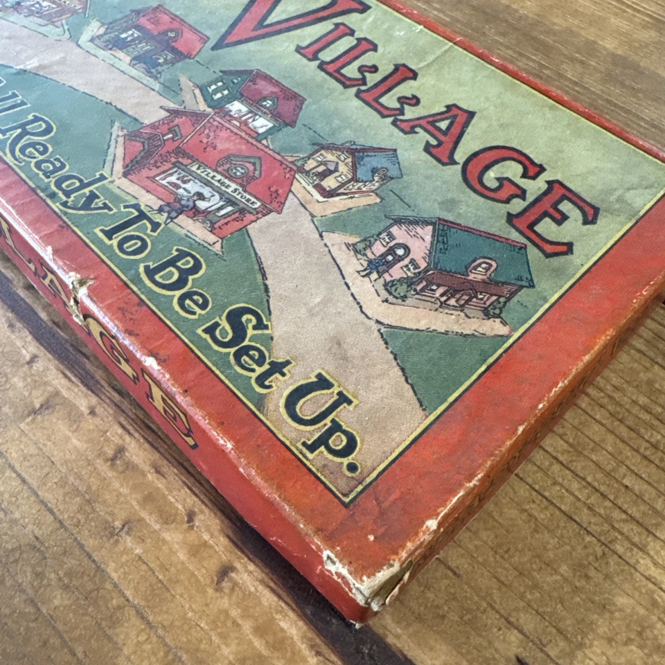 Ready-Cut Village Vintage Casa de Papel Edifícios Municipais 4 Edifícios Na Caixa Original - Imagem 3 de 4