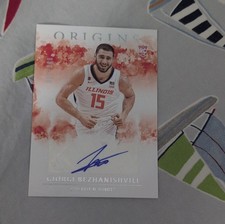 Panini 2021-22 Chronicles Giorgi Bezhanishvili Rookie Auto #OR-GBE