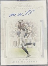 2019 Panini Flawless Flawless Signatures Mike Williams #FS-MW Silver /15