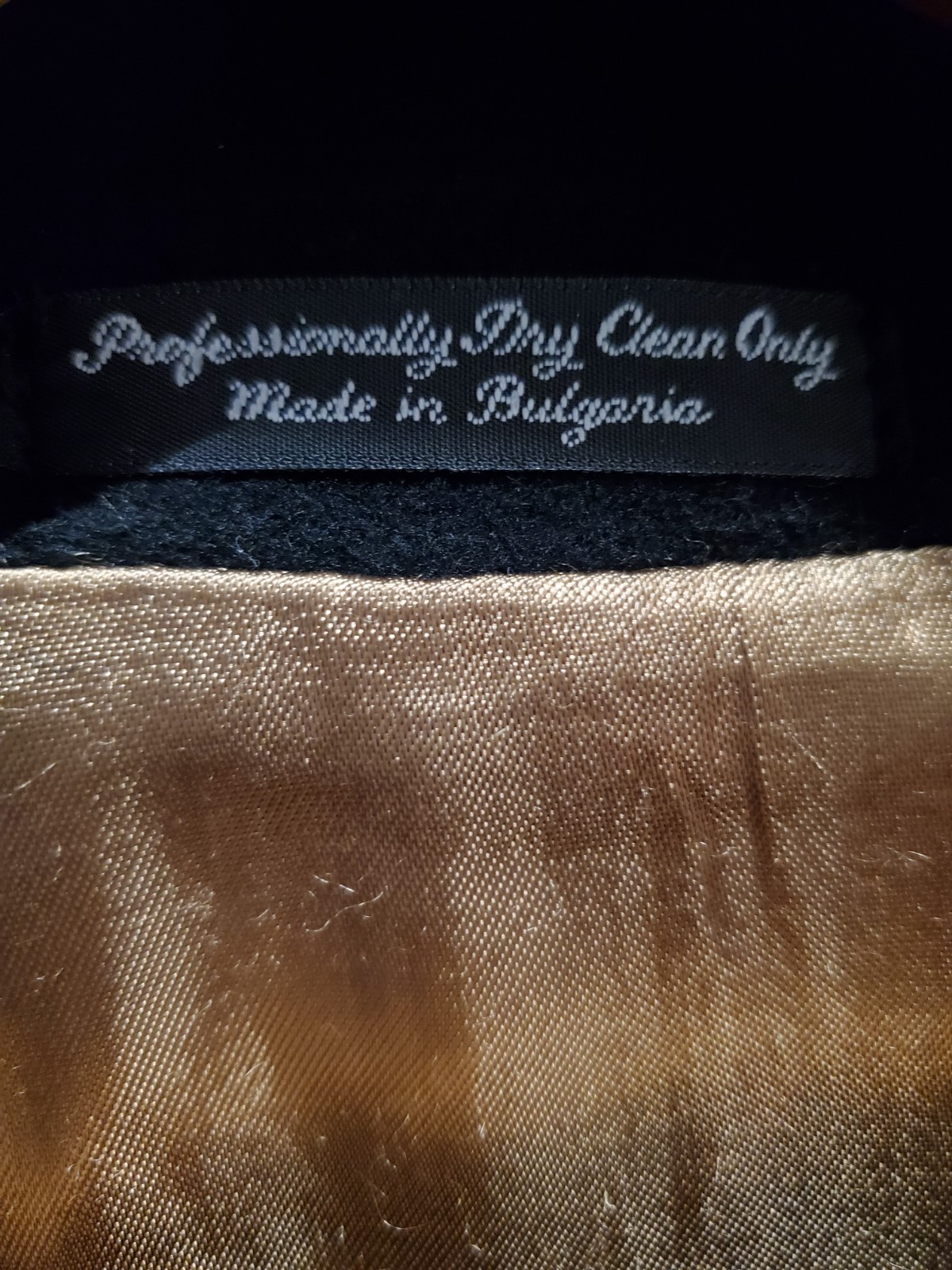 MILLENIUM COLLECTION Cashmere Wool Bomber Black I… - image 2